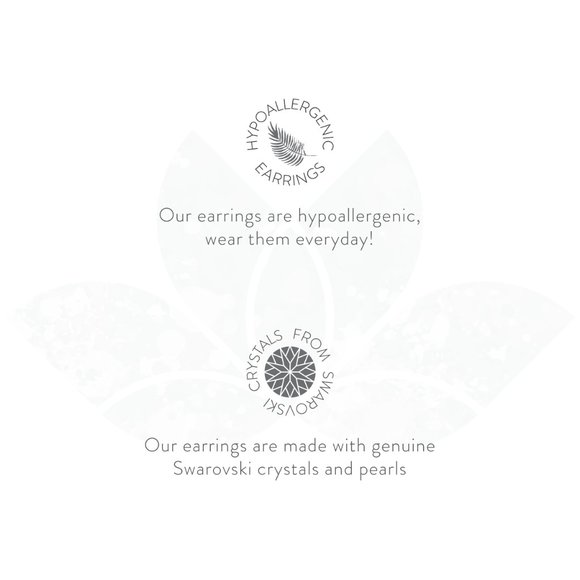 8mm Iridescent Swarovski Earrings | Sparkly Iridescent Crystal Studs - Picture 6 of 7